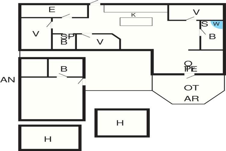 14 Person Holiday Home In L Kken Løkken المظهر الخارجي الصورة
